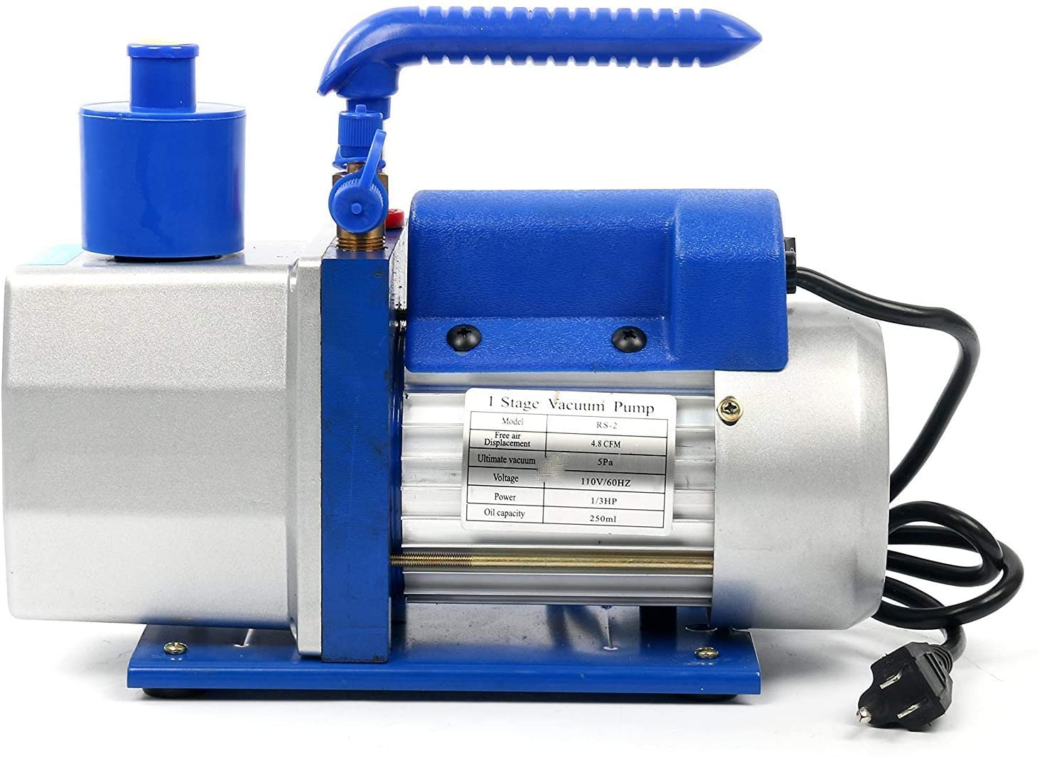 り　Ameri BASIC INSIDE PUMPS LuckyHigh Air Vacuum Pump 4.8CFM 1/3 HP Single Stage AC